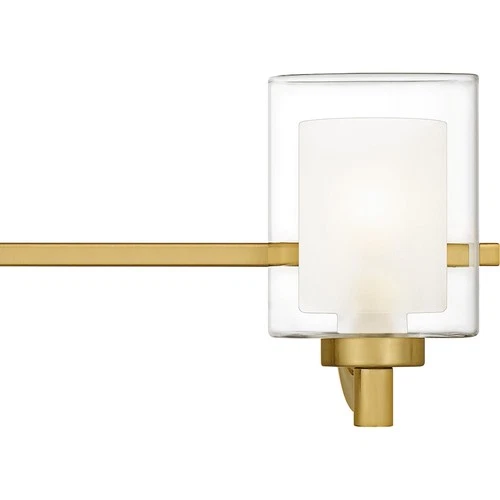 Brushed Gold  Bathroom Vanity Light from the Kolt Collection - Picture 5 of 5
