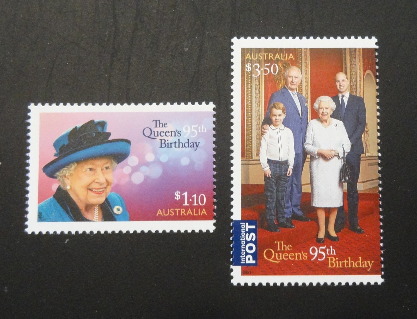 Australia #5530-31, Queen Elizabeth's 95th Birthday set, MNH/OG - 2021 (1594)