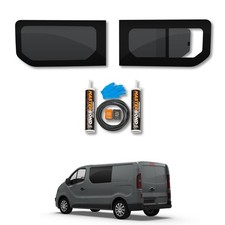 Nissan NV300 (2016-2021) Opening Driver Fixed Passenger Side Dark Tint Windows