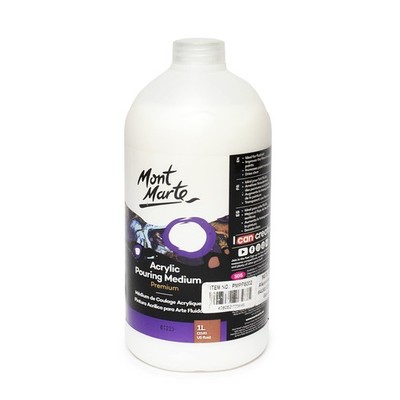 Pouring Medium - 1 Liter Ideal für Acrylfarbe zum Gießen - Perfekt...