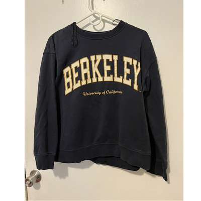 H&M California Golden Bears Berkeley University Navy Sweatshirt Size M