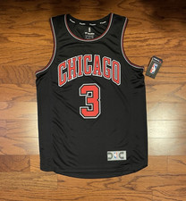 New Men Size Small Dwyane D Wade Chicago Bulls NBA Fanatics Basketball Jersey