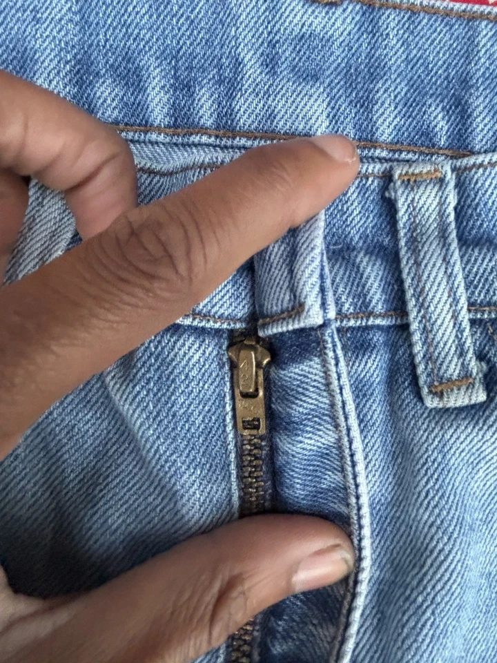 Jeans Levi's 517 Vintage Años 70 Azul Desteñido Denim Naranja Tab 32 x 32 Foto 2 de 4