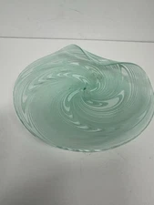 Giampaolo Nason Murano trinket dish Green