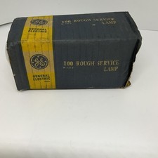 GE 100 W Rough Service 120v Bulbs Lightbulb Never Used