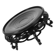 Resin Wooden Holder Pallet Furniture Round Base Flower Pot Stand