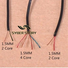 6M 1.5mm Earphone Cables DIY Replacement wire Audio Cable Headphone For Headsets