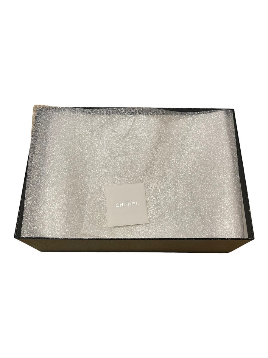 【Shooing】CHANEL アクリルケース Chanel Large Shoe Box Storage Gift Set Tissue Paper Card 12