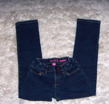 PLACE Skinny Zipper Front Denim Straight Leg Jeans Girl's Size 6X/7