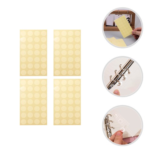 12 Sheets Paper Hole Reinforcement Stickers Self-adhesive Reinforcing Labels - 第 1/12 張圖片