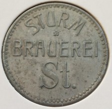 Straubing/Bayern, Brauerei Sturm 1/2 Liter, M. - (#Alb.)