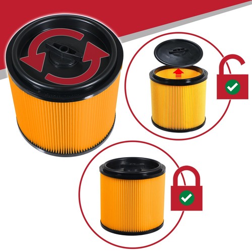 Wet & Dry Filter Kit for WICKES 20L 215735 288557 1250W Vacuum Cleaner 500377 - Picture 9 of 12