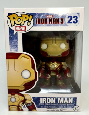 Funko POP Marvel Iron Man #23 Iron Man Vinyl Figure VAULTED!!! | eBay