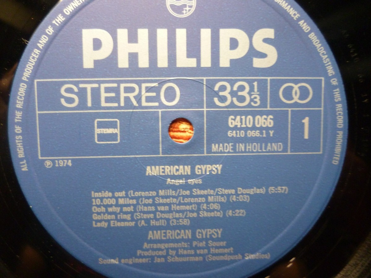 AMERICAN GYPSY - Angel Eyes ( LP Holland Philips 1974 Funk VG+
