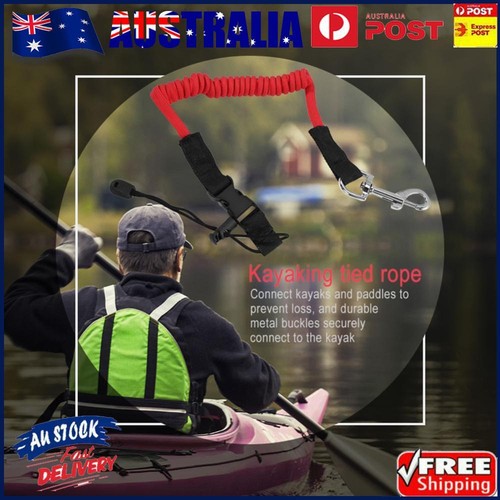 AU Kayak Canoe Paddle Leash Surfboard Surfing Rope Safety Leash Rowing