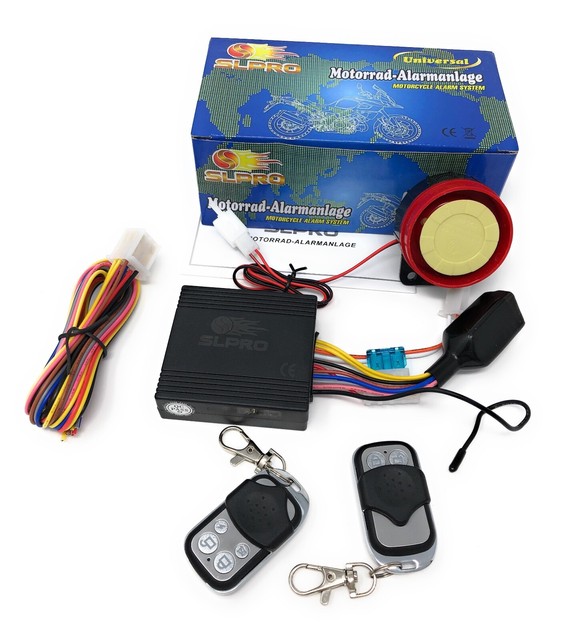 Motorrad Alarmanlage Mit Motorstart Fernbedienung Alarm System Fur Roller Moped For Sale Online Ebay