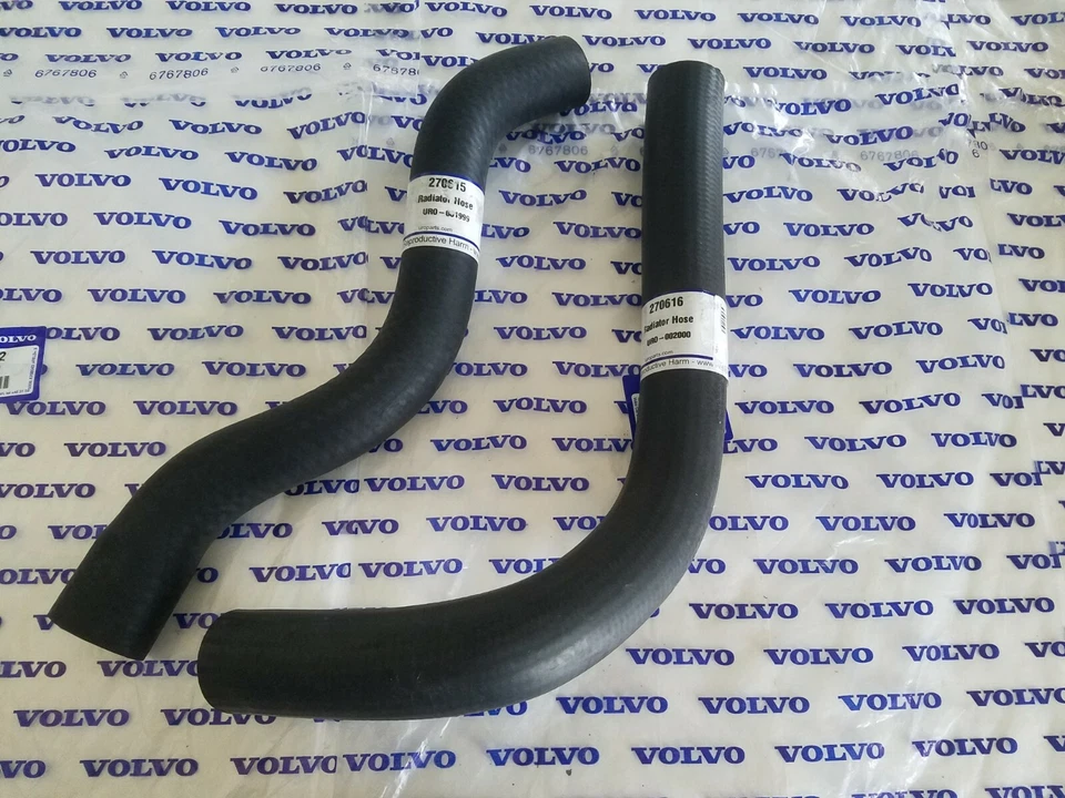 Volvo 240 - 242 - 244 - 245 - DL - GL GLT 1976-1993 Upper & Lower Radiator Hose — 第 4/4 张图片