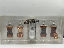 JEAN PAUL GAULTIER LA PARADE DES EXTRAITS 4X 3.5ML PARFUMS (NEW WITH BOX)