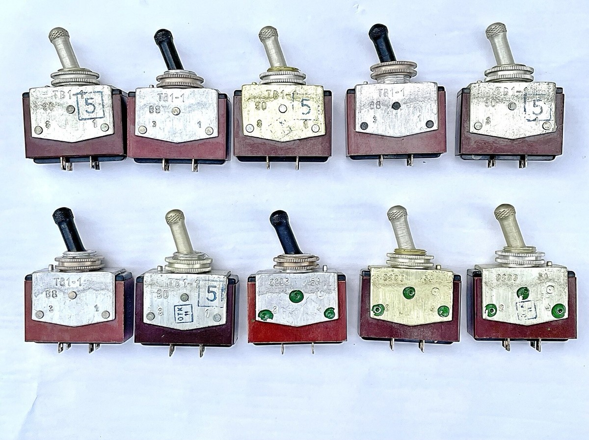 Two-pole toggle switch type TV1-2 (TB1-2) ON/OFF - 5A/220V