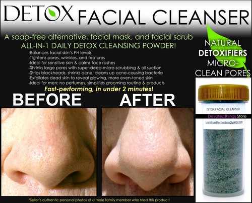 Natural Skin Care Kit For Blackheads Pore Minimizing and Nose Shrinking Set of 6 - Picture 2 of 7