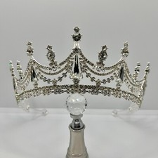Tekelamon Tiara Brautdiadem Hochzeitskrone funkelnden Kristallen Wedding crown