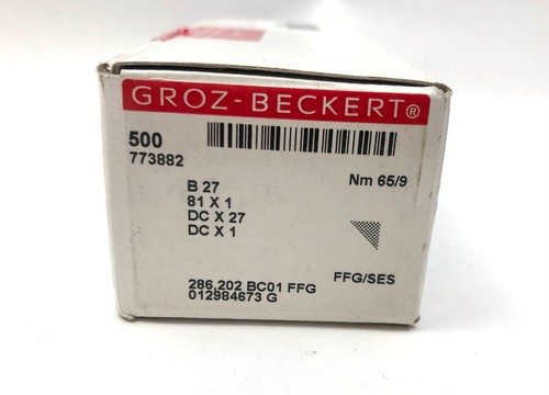 Groz-Beckert Overlocker Sewing Needles B 27 Size 65/9 100-Pack - 第 5/5 張圖片