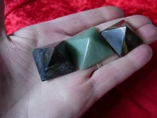 set of three pyramid carvings no 3