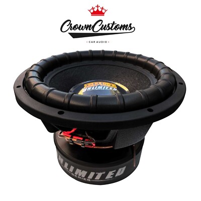 EDGE 15'' 10000W MAX 5000W RMS COMPETITION SPL SUBWOOFER EDU15SPL CAR AUDIO BASS