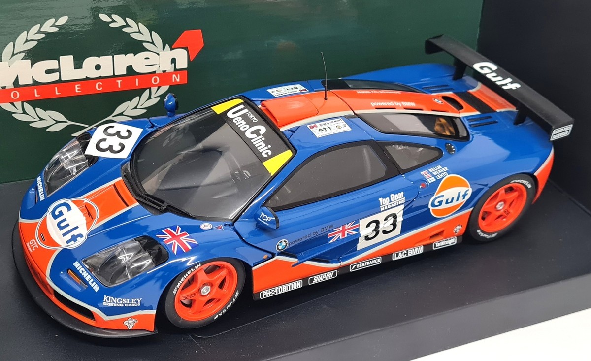 UT Models 1/18 McLaren F1 GTR Le Mans 1996 Gulf Racing 33