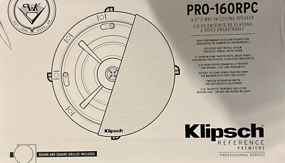 Klipsch PRO-16RC Reference Professional Series In-Ceiling Speaker, Each(1064446)