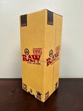 RAW KING SIZE CLASSIC PRE-ROLLED CONES 75 COUNT- MINI TOWER BOX CIGARETTE PAPER