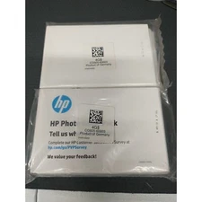 NEW HP ADVANCED PHOTO PAPER 4G$ CG925-60003 GLOSSY SHEETS 4" X 6" 2 packs
