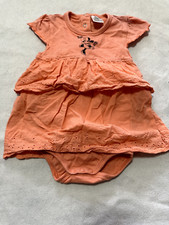Baby Kleid mit Integriertem Body  Gr. 74/80