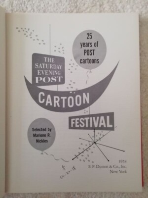 The Saturday Evening Post, Cartoon Fetival, 25 years of POST cartoons; 1958