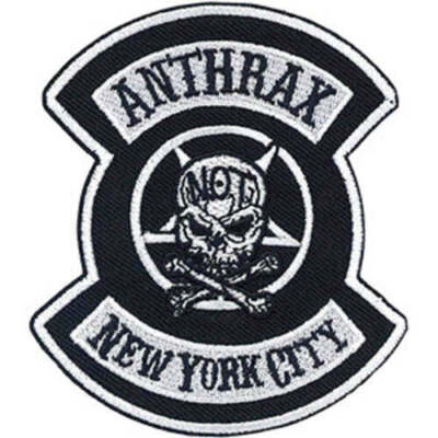 C&D Visionary Milzbrand Nyc Heavy Metal Rock Band Bestickt Patch P-5186