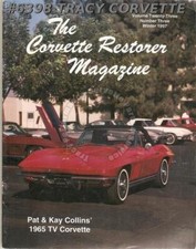Vol 23 No 3 Winter 1997 Corvette Restorer Pat and Kay Collins 1965 TV Corvette
