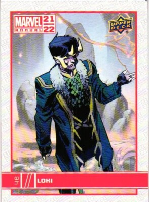 LOKI Base No. 46 21-22 Marvel Annual Upper Deck Card