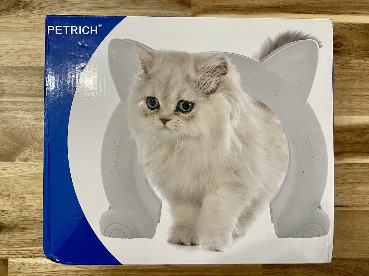 Petrich Cat Shaped Cat Door New in Open Box Interior Room to Room Access