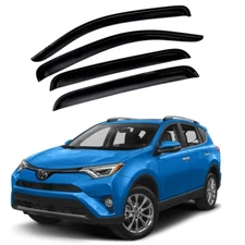 For Toyota RAV4 2013-2018 Side Window Visors Vent Sun Rain Deflector Guard 4Pcs