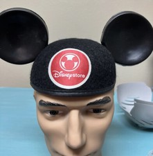 Disney Store Mickey Mouse Ears Black Hat. Youth. Made in USA 