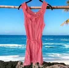 J.Crew coral beach coverup dress women’s size medium