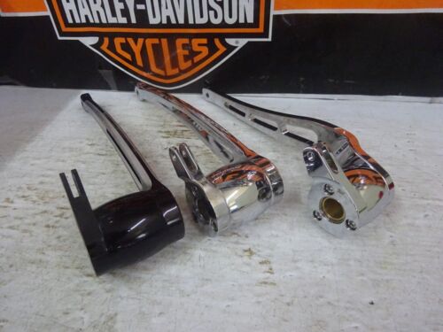HARLEY BAGGERS CUSTOMS CHOICE of MULTI-FIT BILLET BLACK or CHROME BRAKE PEDAL - Picture 2 of 21