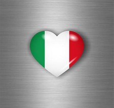 Aufkleber Auto Motorrad Tuning Flagge Italien Italienisch Italien Herz