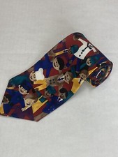Save the Children Necktie Designer 4x57  Silk Colorful Family Fun