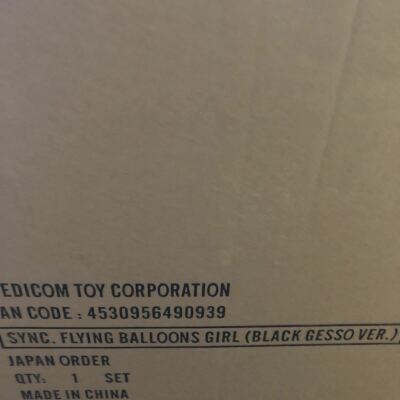 Limited 200 Flying Balloons Girl GESSO BLACK Ver. Medicom toy | eBay