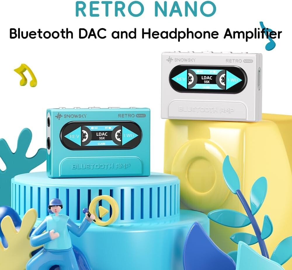 FIIO sky RETRO NANO Blue ヘッドホンアンプ Snowsky RETRO NANO