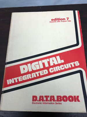 Vintage D.A.T.A. Book Digital Integrated circuits 7th Edition