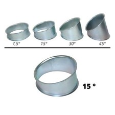 Segment &Oslash; 150 mm - 15&deg; Rohrbauteile Getreiderohr