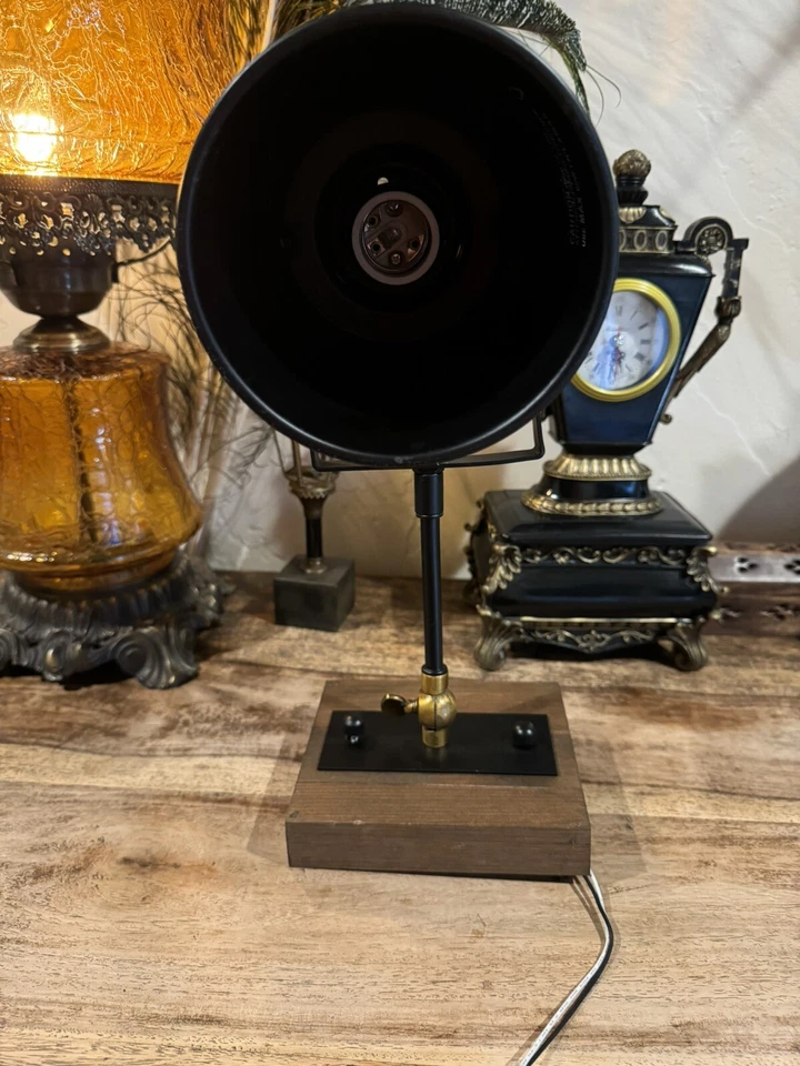 2 focos de techo cardán luz de oruga de madera negra/pino LNC nuevos fuera de caja Foto 2 de 4