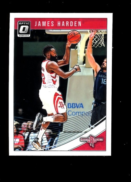 2018 Panini Optic #72 James Harden Houston Rockets QTY
